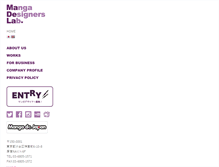 Tablet Screenshot of manga-designers.net